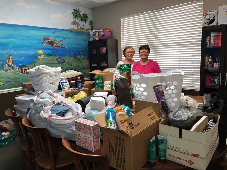 Calvary Chapel Ladies with donations